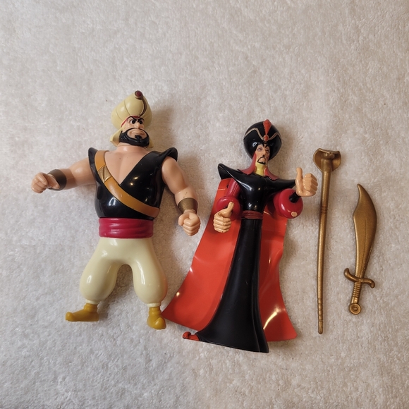 Vintage Disney 18 peice Alladin full cast set action figures and extras - Picture 13 of 16